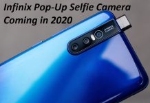Get ready! Infinix to join the pop-up selfie camera trend in 2020 Infinix S5 Pro with Pop-Up selfie camera smartphones coming in the Q1 of 2020. See full specs and price in Nigeria