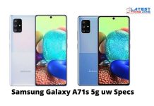 Samsung Galaxy A71s 5G UW Specs Samsung Galaxy A71s 5g uw Specs