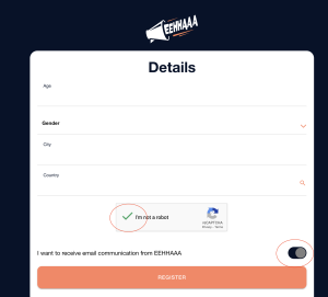 EEHHAAA Com Registration