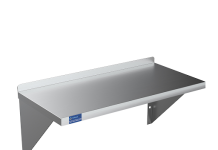 Wall-mounted metal shelving options: which one to pick for commercial use Wall-mounted metal shelving