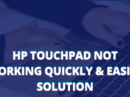 Hp Laptop Touchpad Not Working || Quick & Easy Solution